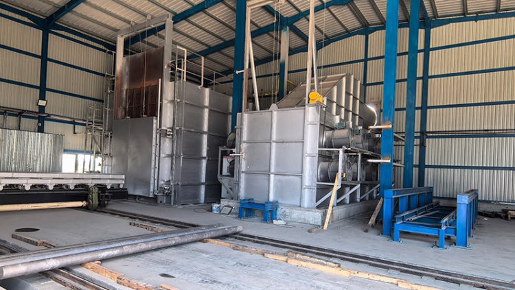 Puesta en marcha de una línea de colada de tochos de aluminio de 20 toneladas en Rumanía