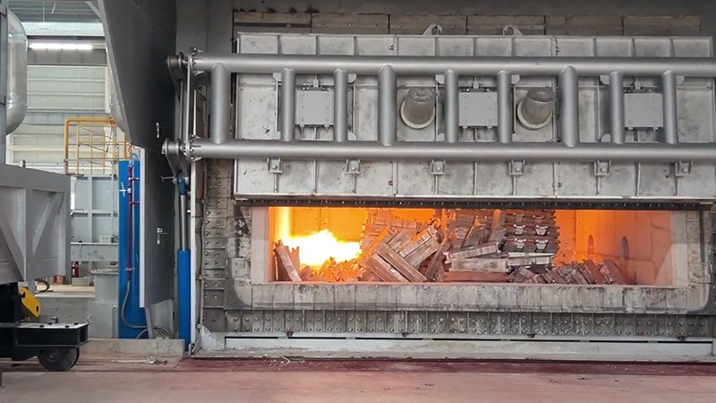 Proyecto de línea de colada de aluminio con capacidad de 20 toneladas en Guangxi, China