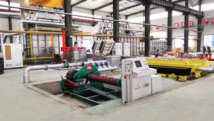Máquina de colada vertical con enfriamiento directo (VDC) para tochos de aluminio