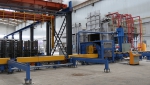 Sistema automatizado de apilado y desapilado de tochos de aluminio