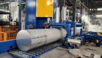 Sierra de cinta automática para tochos de aluminio