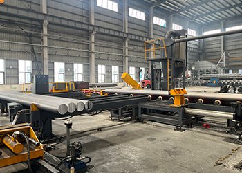 Equipo de corte de tochos de aluminio