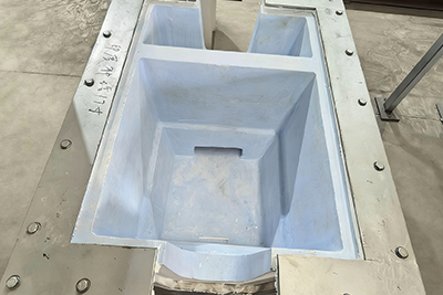 Caja portafiltro de espuma cerámica