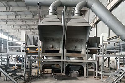 Sistema de recuperación de aluminio de escorias calientes