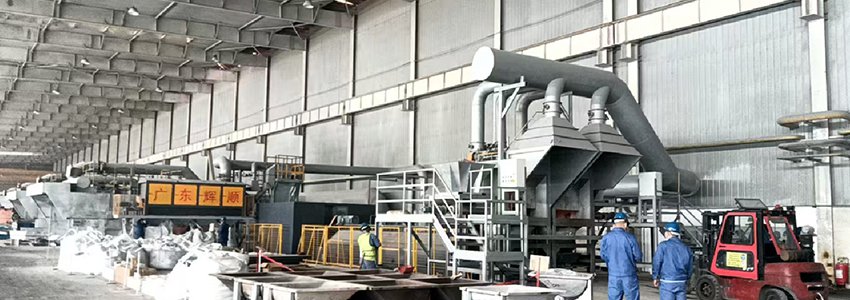 Sistema de reciclaje de escoria de aluminio