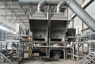 Sistema de reciclaje de escoria de aluminio